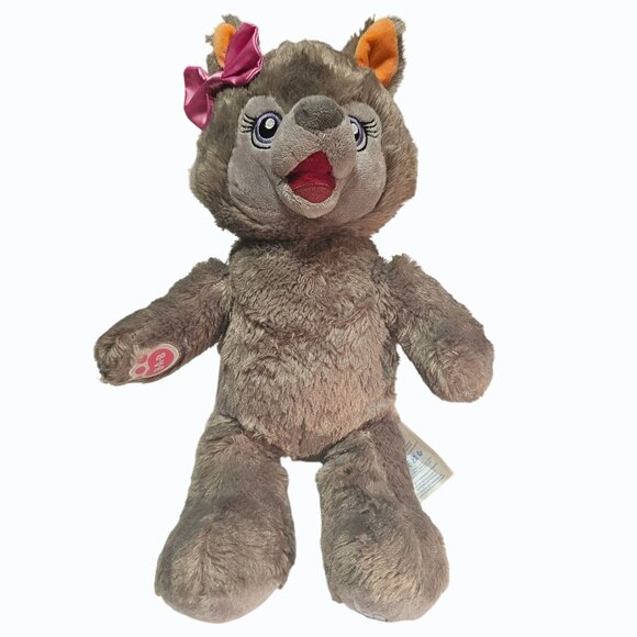 Great Wolf Lodge Story Time Fleece Blanket and 17" BAB Violet The Wolf Plush - Picture 5 of 12